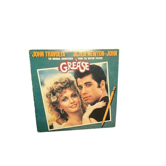 Grease Original Movie Soundtrack 1978 RSO RS-2-4002 Vinyl 2 LP John Travolta 12" - Picture 1 of 4